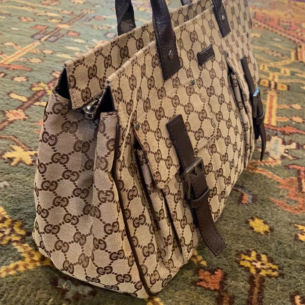 Gucci Brown and Tan Satchel - Picture 4 of 15